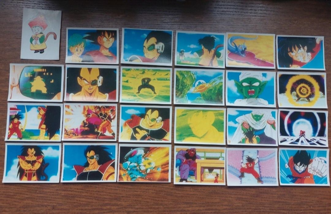 Lote 24 autocolantes Dragonball Z Panini