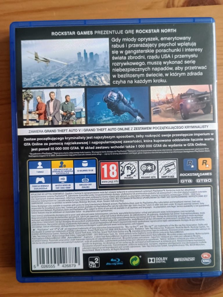 GTA V na konsole PS4
