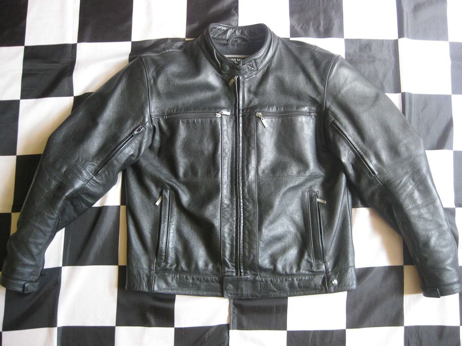 Kurtka motocyklowa skórzana BMW BLACK LEATHER rozm.52(54)