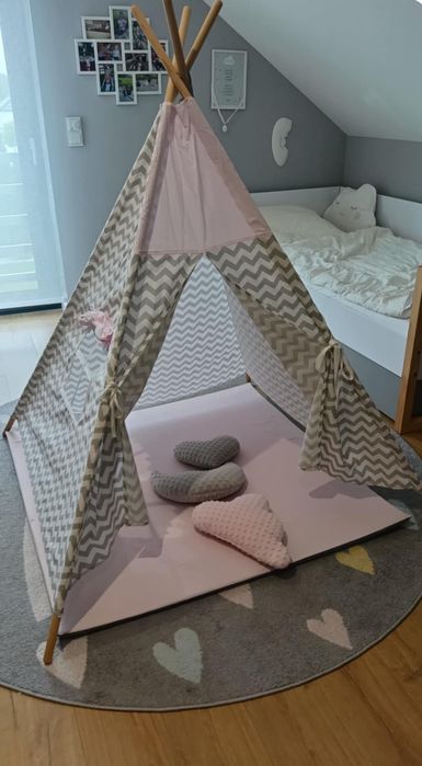 Namiot Tipi do pokoju duży śliczny + poduszki