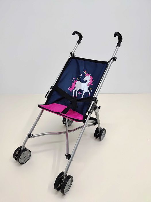 Bayer Design 30154AA wózek spacerowy dla lalki z jednorożcem