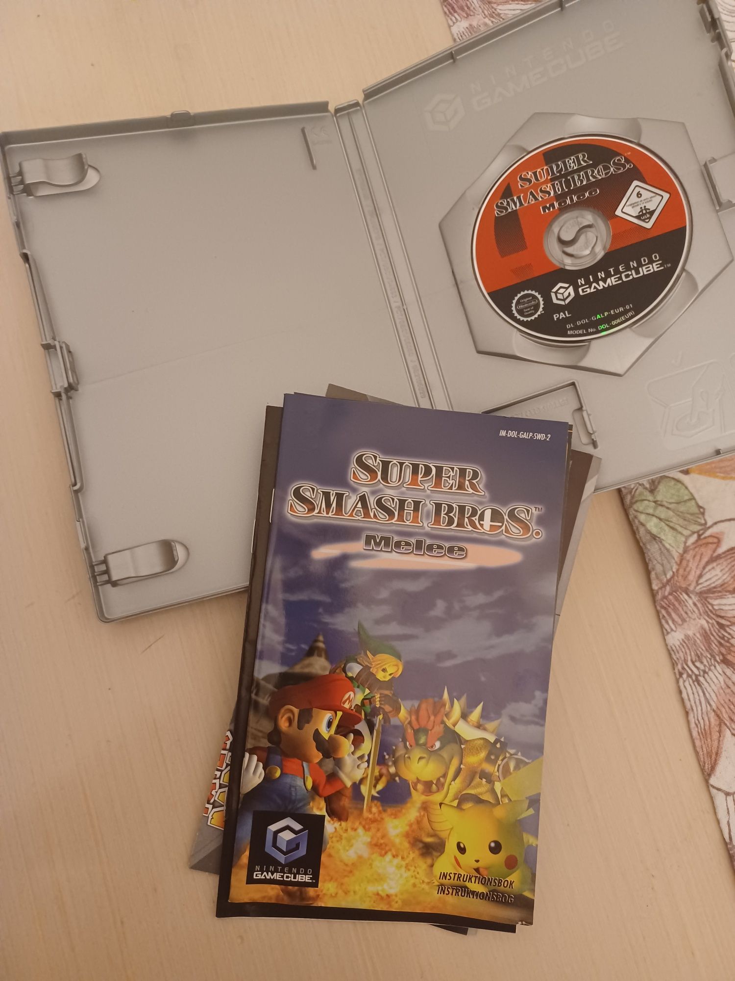 Super Smash Bros Melee gra mario na konsole gamecube wii