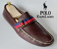 Buty Polo Ralph Lauren Terry Ribbon roz.44 Loafers skóra naturalna