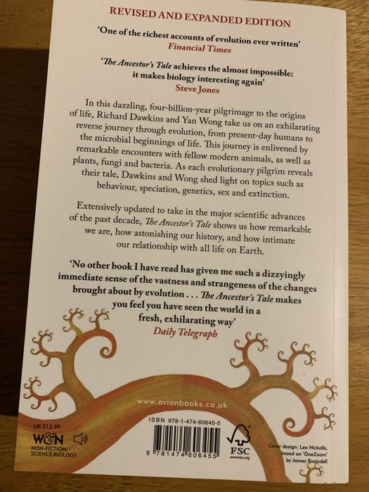 Livro “The Ancestor’s Tale”