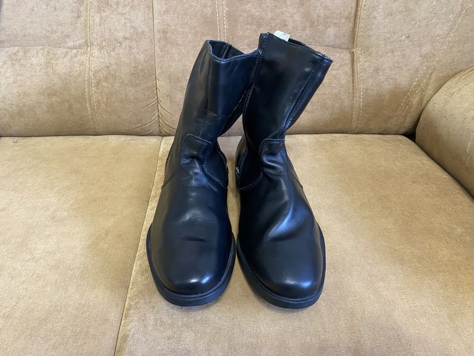 Сапоги військові на міху чорні нові дуже гарні парадні