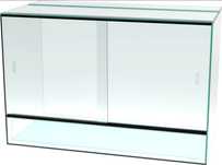 Nowe Terrarium dla agamy węża gekona 60x40x30