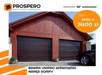 WIŚNIOWSKI brama garażowa UniPro dąb / Żywiec Korbielów Zawoja