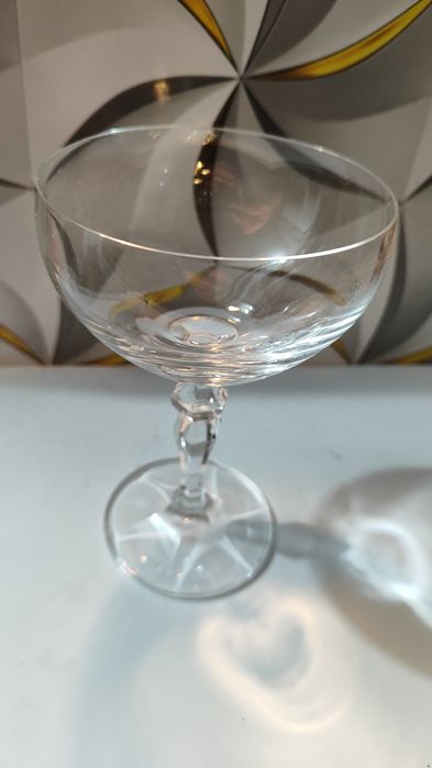 Kieliszki do szampana PRL vintage komplet