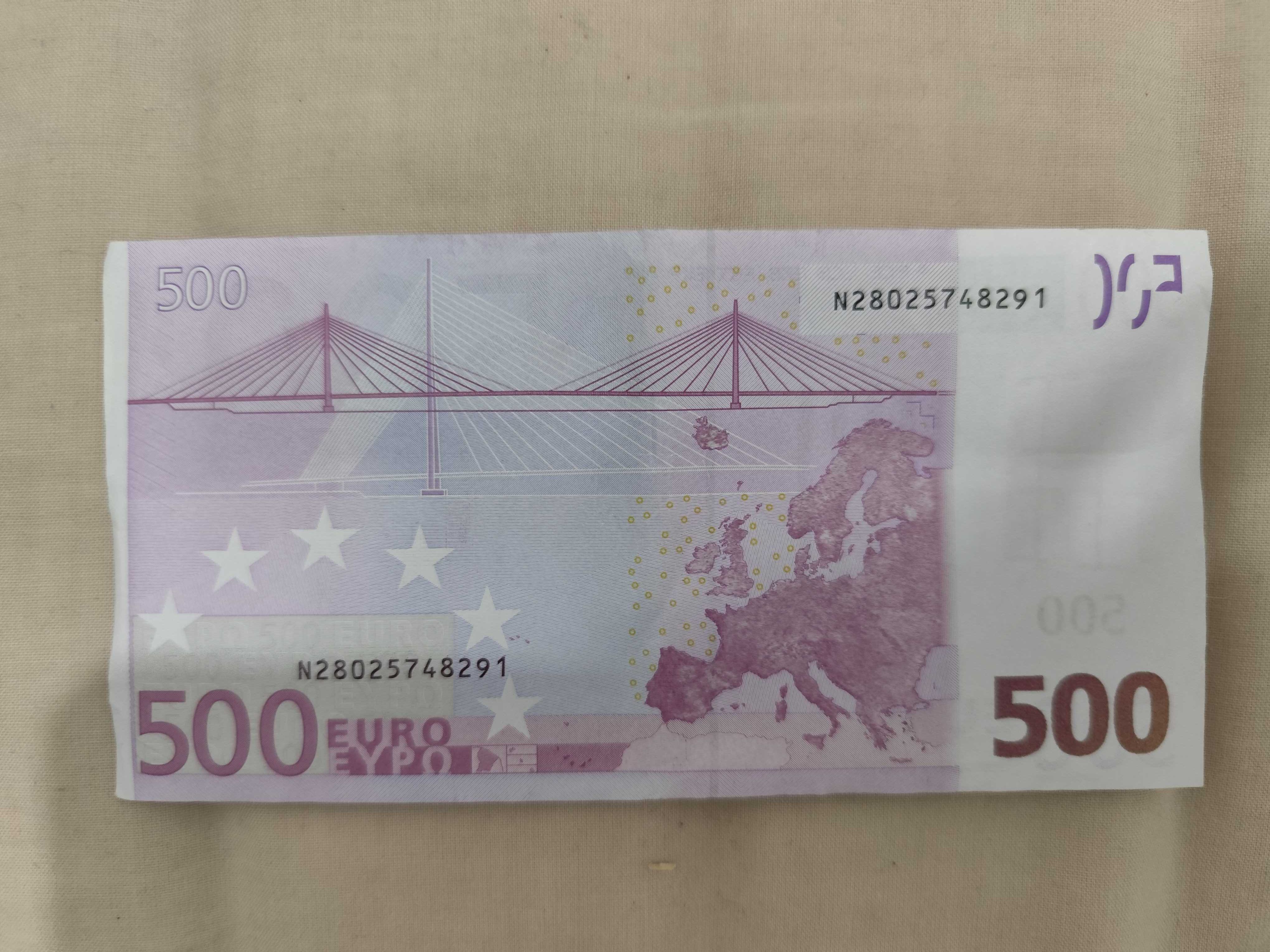 Nota 500€ euros nova