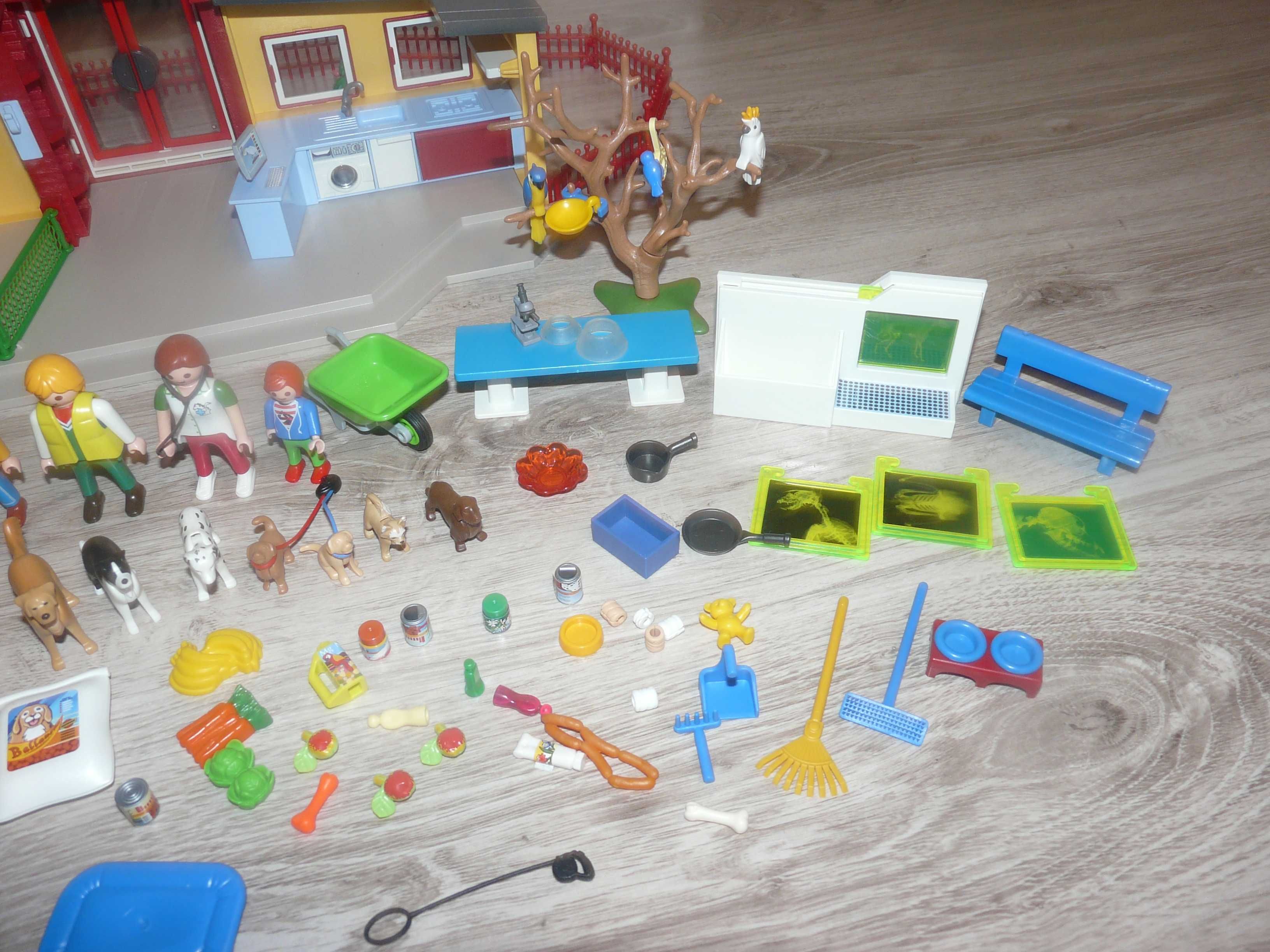 Playmobil hotel dla zwierząt z rentgenem