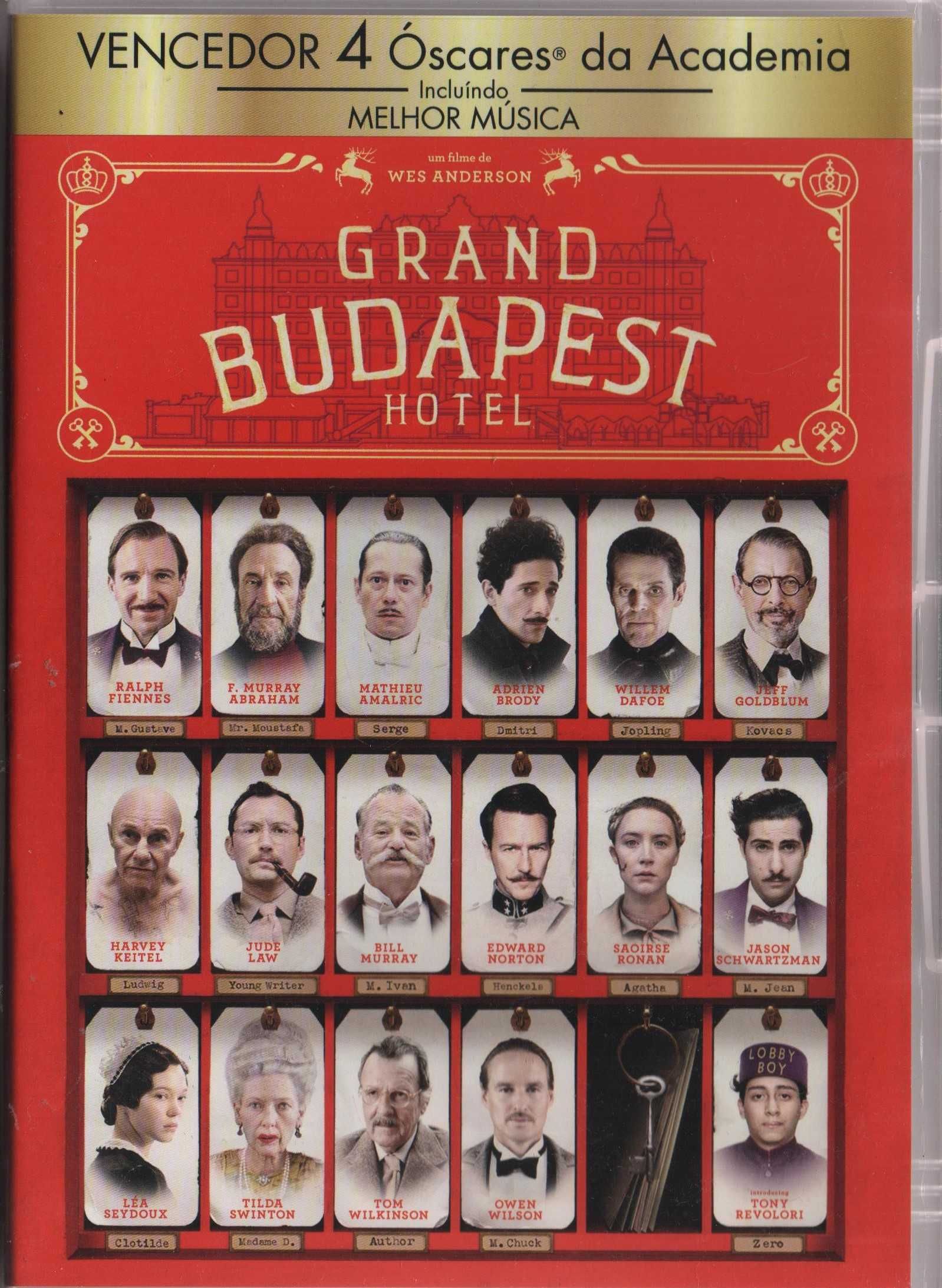 Dvd Grand Budapest Hotel - comédia - extras