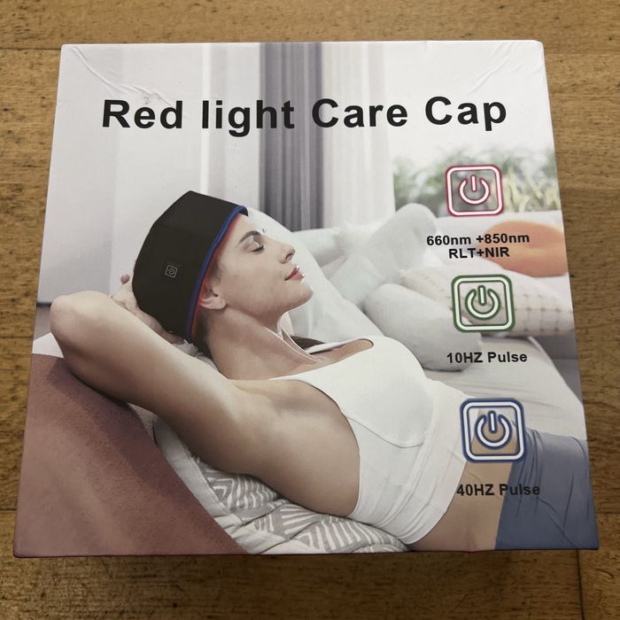 Capacete Terapia Capilar Infravermelhos Red Light Care Cap-Novo/Selado