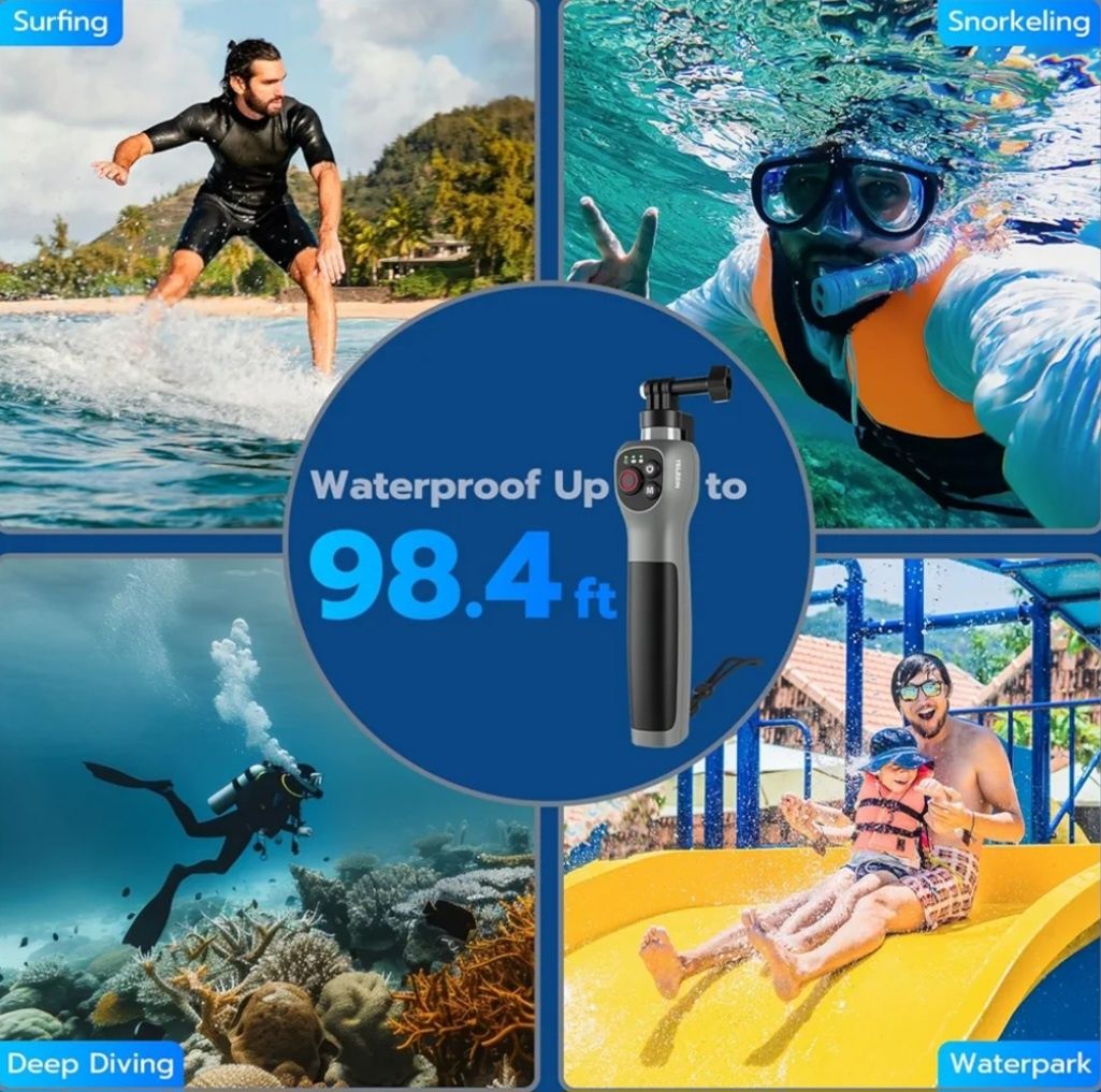 Selfie Stick à prova de água para Gopro Hero