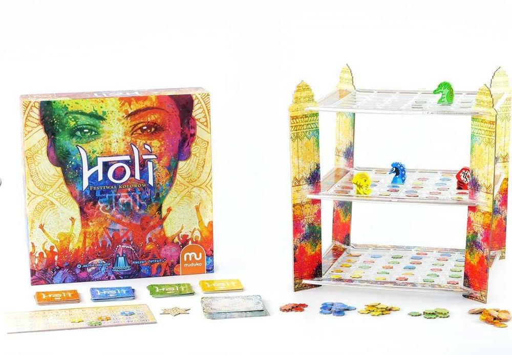 Gra planszowa  HOLI. Festiwal Kolorów