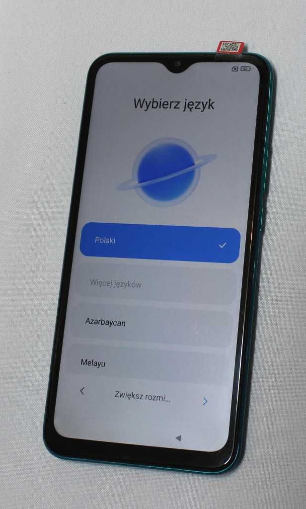 Xiaomi Redmi 9 4GB/64GB w kolorze Ocean Green - nowy ekran.