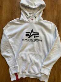 Белая кофта alpha industries