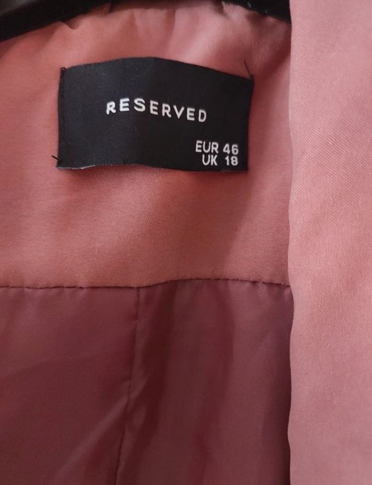 Kurtka parka pudrowy róż