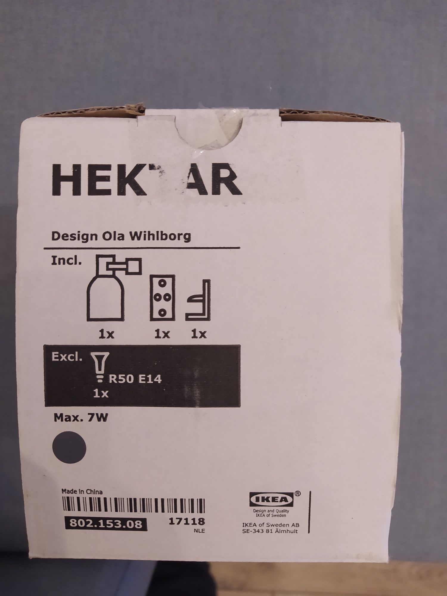 Lampa wisząca hektar z Ikea