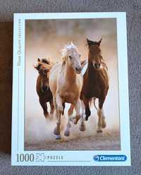 Puzzle Clementoni 1000 Running horses 39168