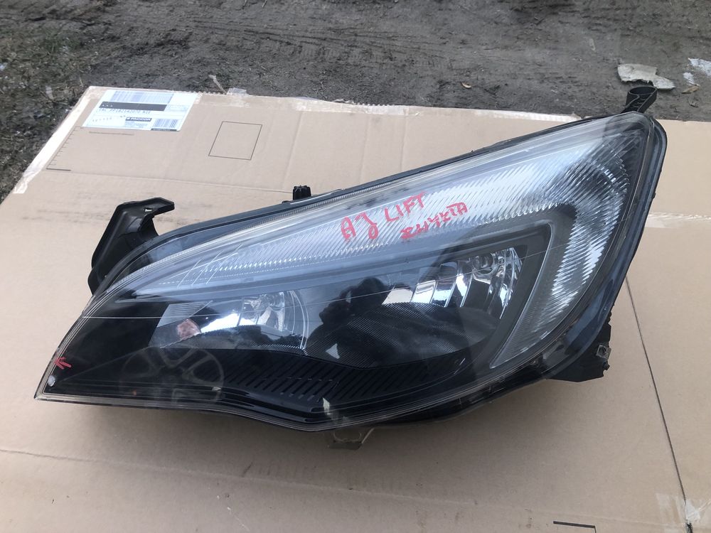 Opel Astra J lampa reflektor europa