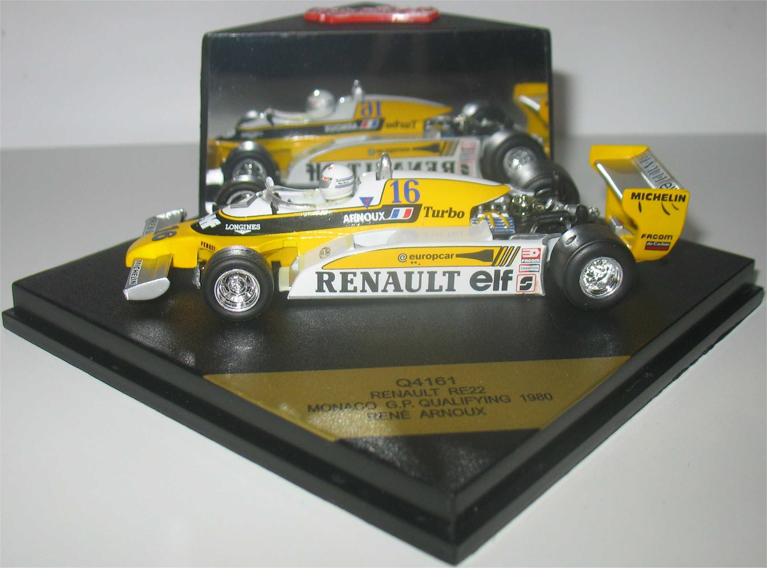 Quartzo - Renault RE22 - Qualificação GP Mónaco 1980 - René Arnoux