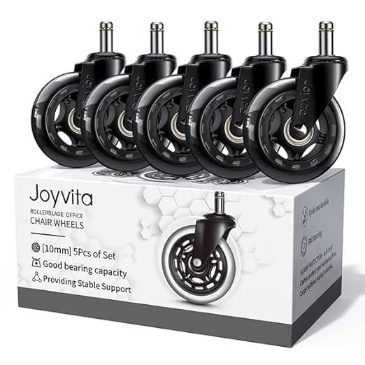 joyvita 5 szt kółka do krzesła biurowego 10mm vv