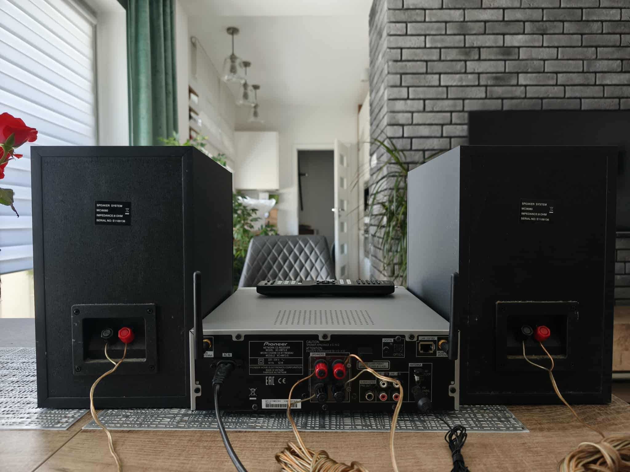 Pioneer X-HM72 + Philips MCi8080 (bardzo dobra jakość dźwięku)