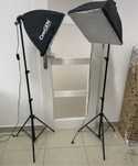 Lampa softbox 2 szt nowe
