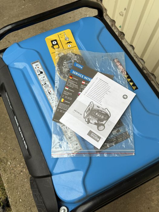 Бензогенератор 5.5 кВт Güde GSE 6701 RS — стан нового