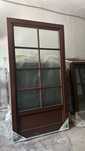 Drzwi Balkonowe, Tarasowe Drewno, Nowe, Szprosy 225x118