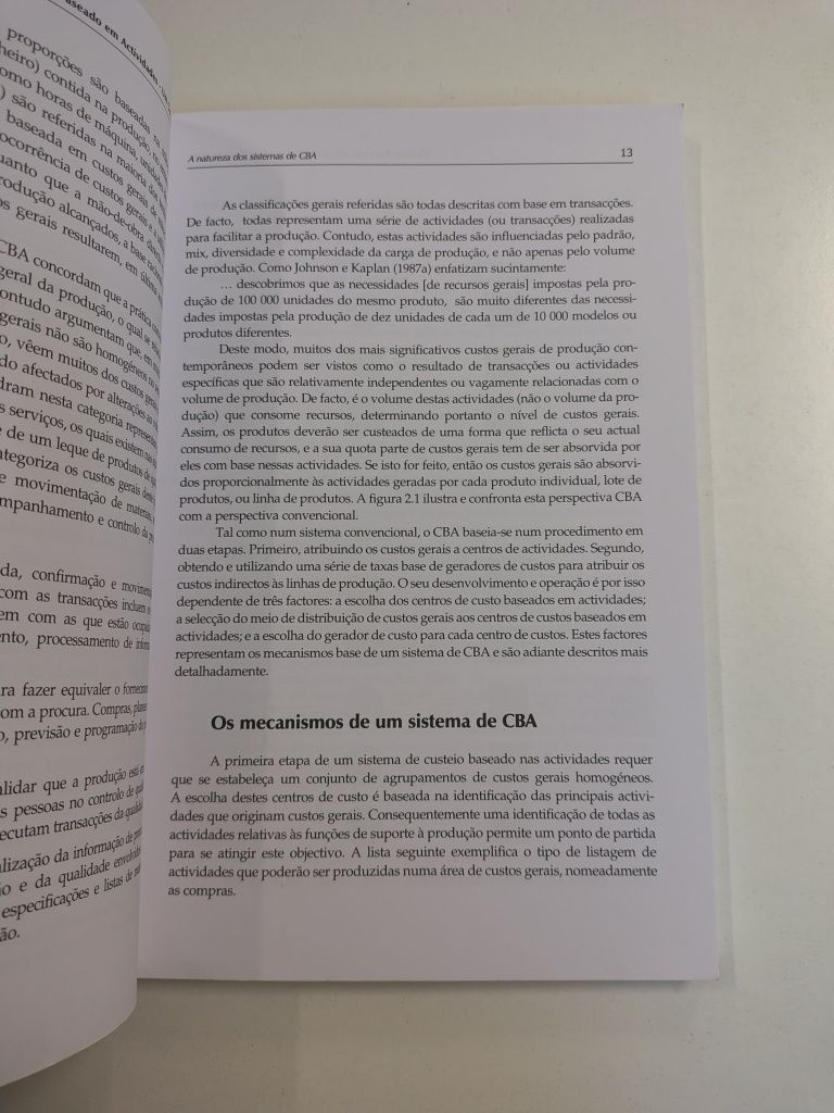 Custeio baseado em actividades: um guia prático, de John Innes