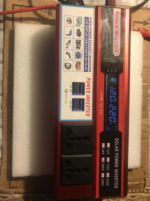 Продам інвектор автомобільний 12-220v