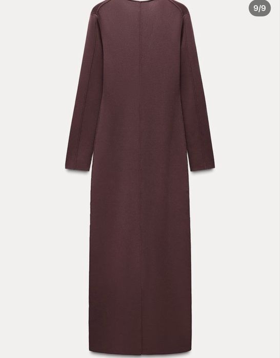 Розкішна сукня Zara. Марсала. Оригінал