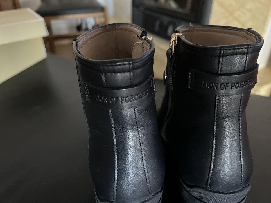Botins em pele Lion of Porches originias
