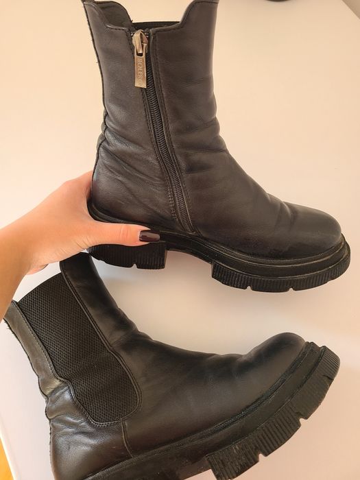 Черевики челсі, натуральна шкіра