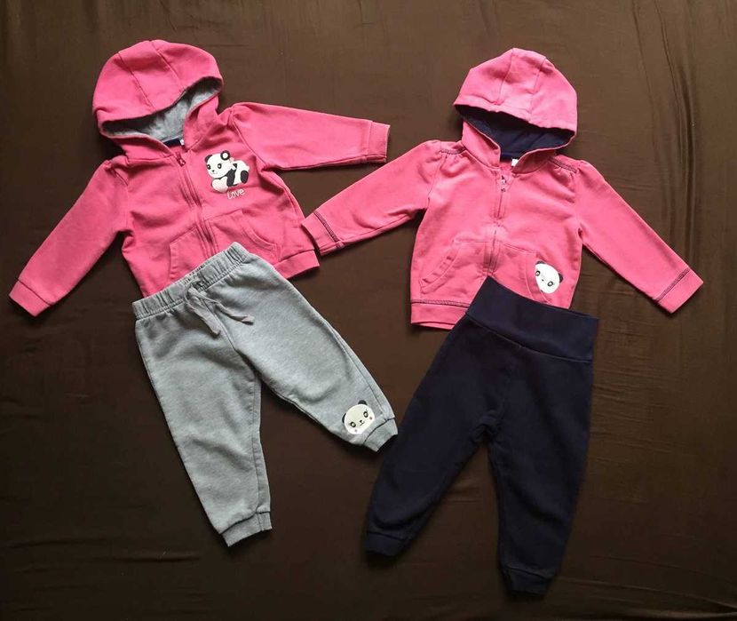 Dla bliźniaczek dresiki, rozm. 74/80, LUPILU