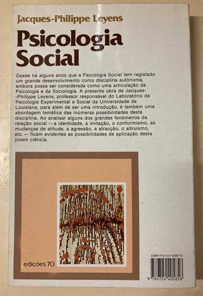 "Psicologia Social" - Jacques-Philippe Leyens