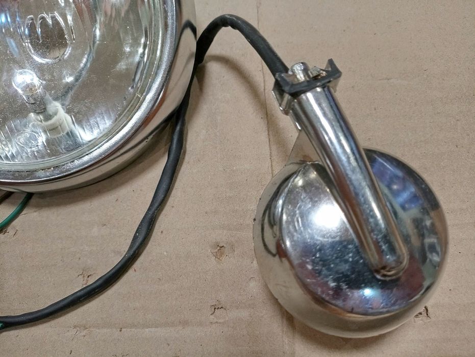 Фара и повороты МОТО хром