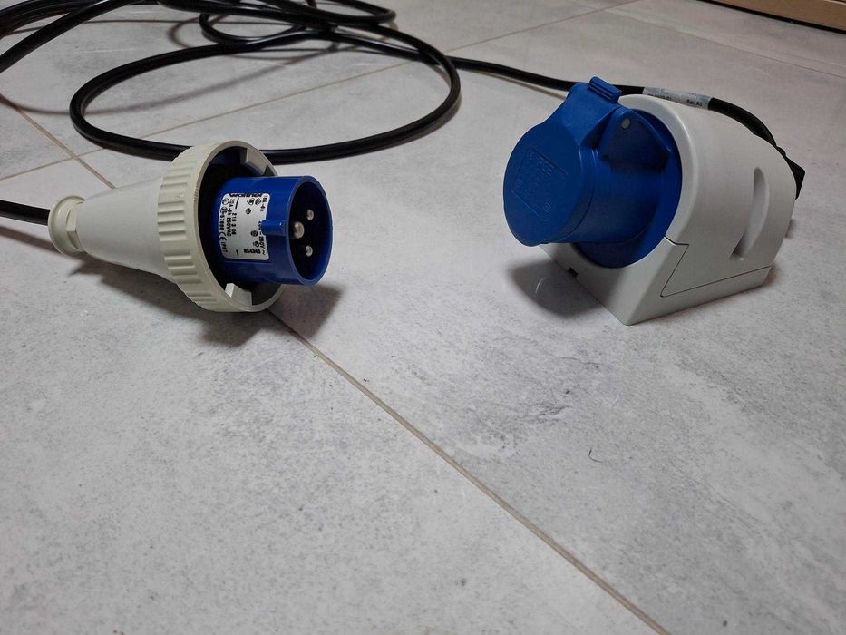 CEE Gniazdo Przyłącze Adapter z kablem 4m 230V