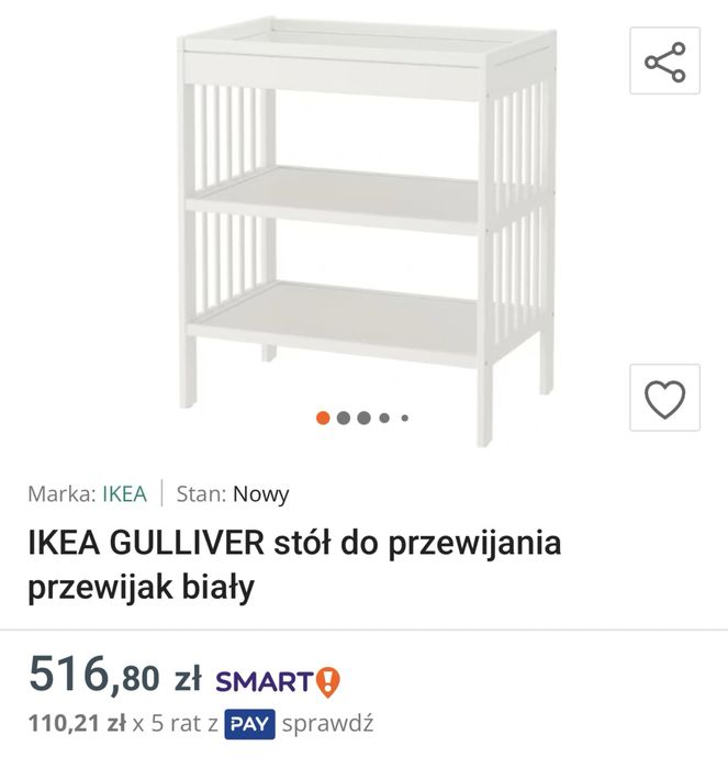Przewijak dla niemowlaka