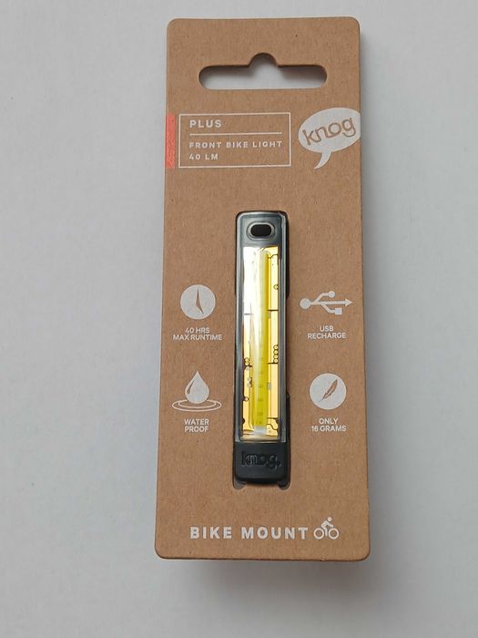 Lampka rowerowa Knog plus przód* nowa i oryginal**