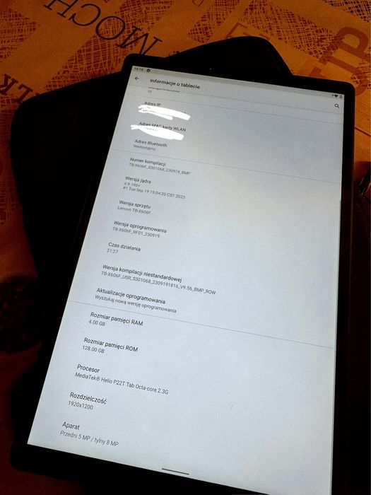 Lenovo TAB M10 Plus TB-X606F 10.3" 4/128GB Platinium Grey