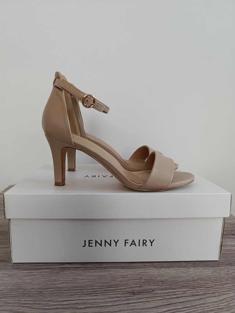 Buty damskie sandały na obcasie Jenny Fairy rozmiar 37