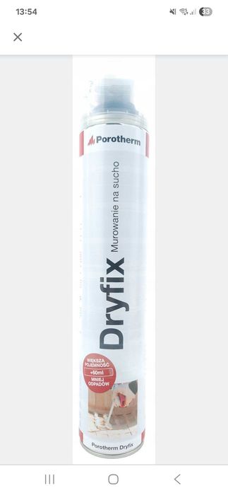porotherm dryfix pianka