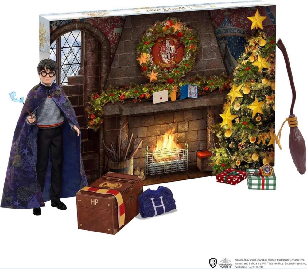 Адвент календарь кукла Гарри Поттер Harry Potter Advent Mattel