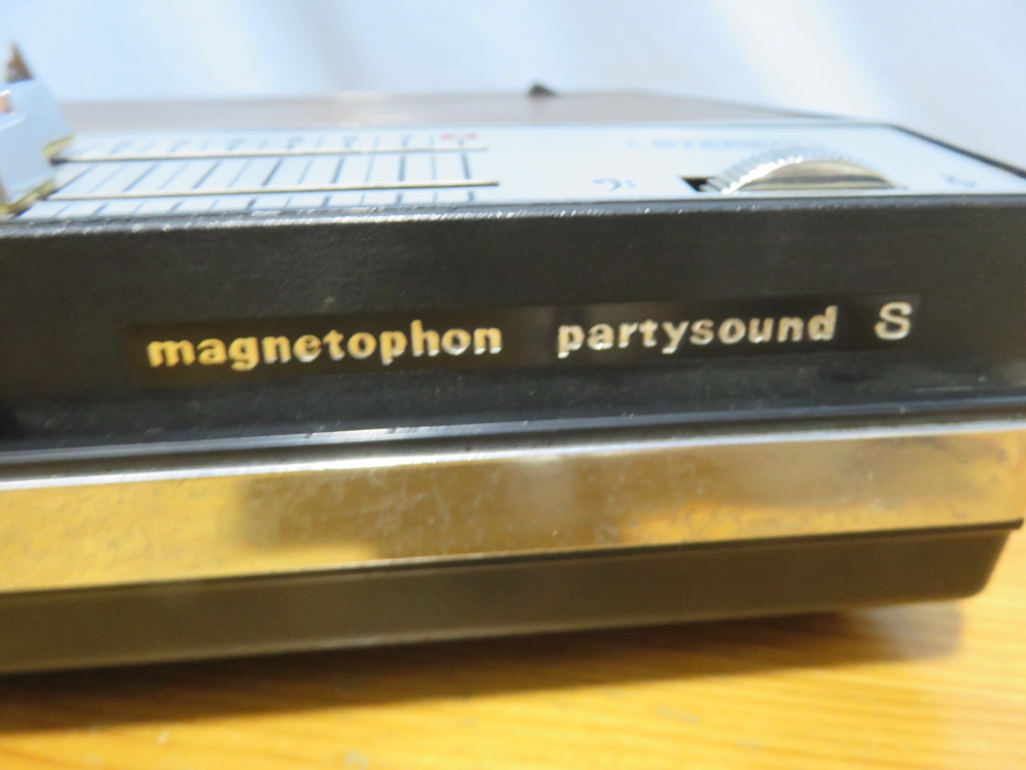 Telefunken Leitor de cassetes gravador magnetophon portátil vintage