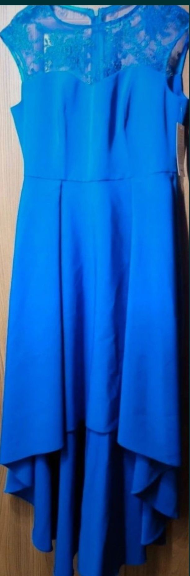 Sukienka elegancka niebieska/ granatowa rozmiar 40