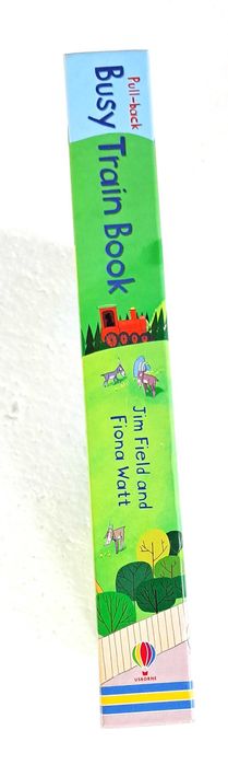 Usborne Busy Train Book Fiona Watt wersja angielska dla dzieci