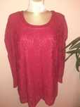 Bluzka tunika koronkowa plus size 48 50 duży biust