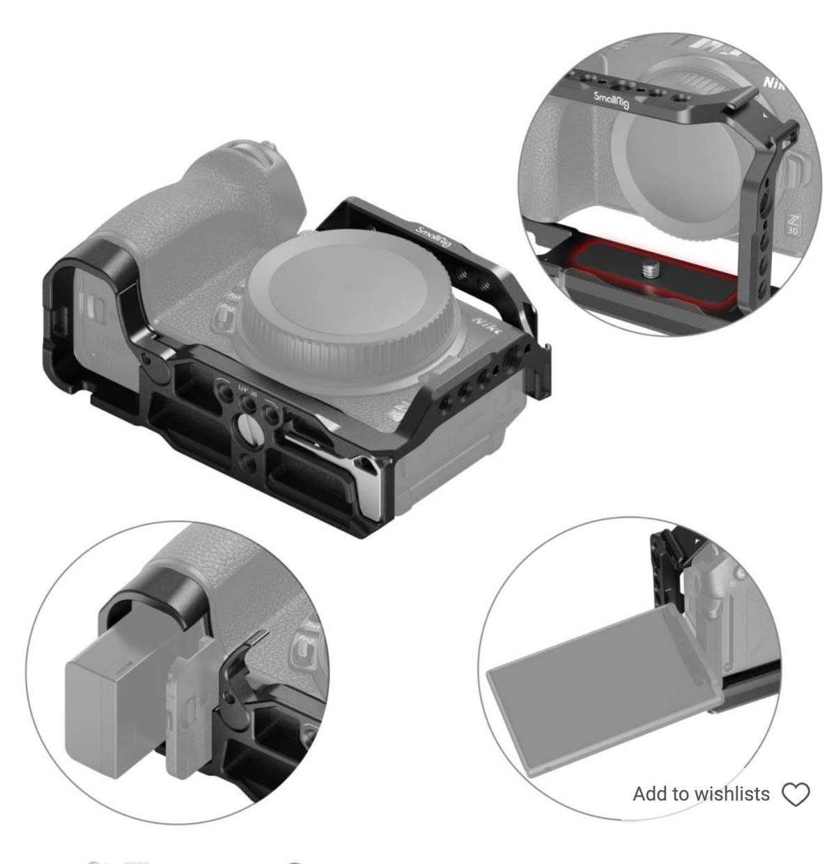 Клітка SmallRig 3858 для Nikon Z 30